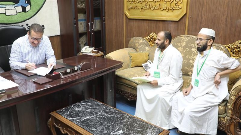 محافظ المنوفية خلال