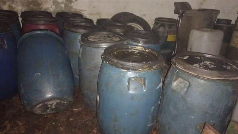 ضبط زيوت طعام فاسدة