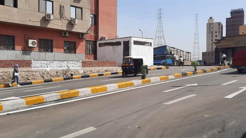 رصف شارع الغاز بحي
