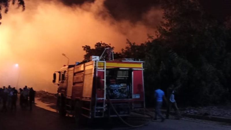 حريق في الجيزة