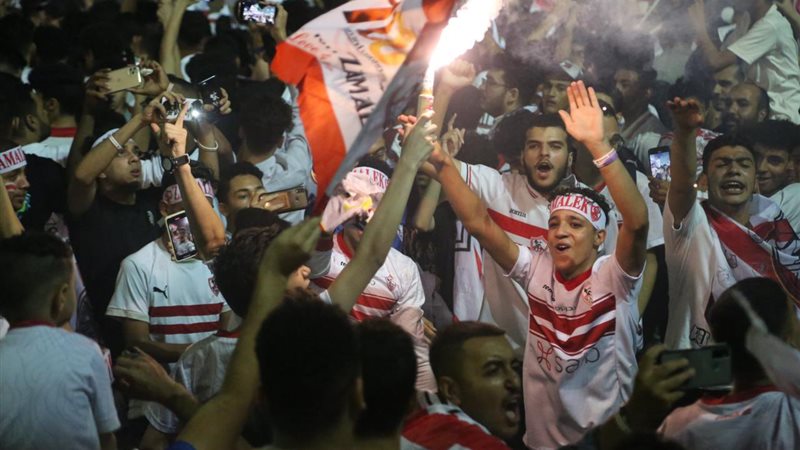 فرحة جماهير الزمالك