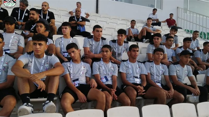 لاعبو منتخب مصر للناشئين