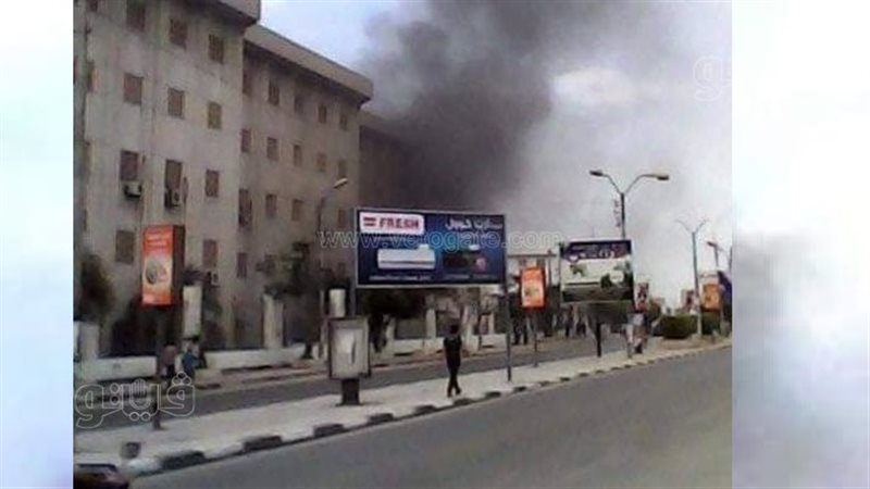 حريق محدود بجامعة