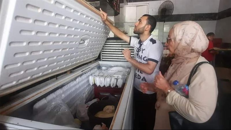 ضبط لحوم فاسدة بالجيزة