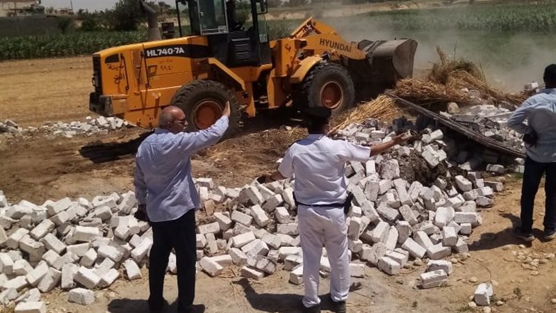 حملة إزالة بأسيوط