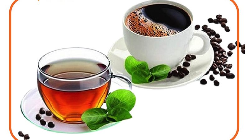 الشاى والقهوة