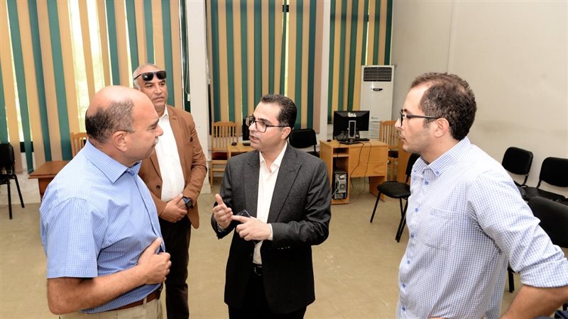 المليجي في جولة بجامعة