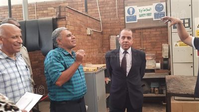 وفد من كلية التكنولوجيا والتعليم بجامعة حلوان يزور معهد تدريب الكوادر