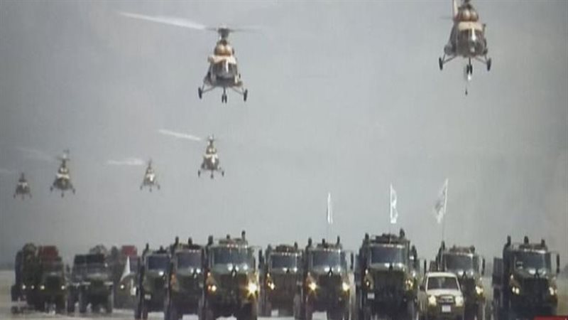 طالبان تستعرض عضلاتها