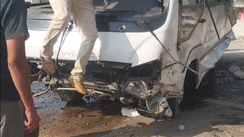 جانب من الحادث 