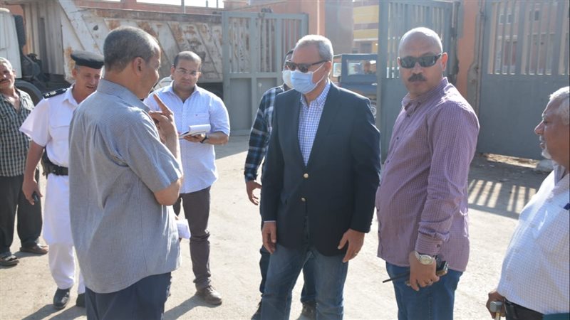 محافظ القليوبية خلال