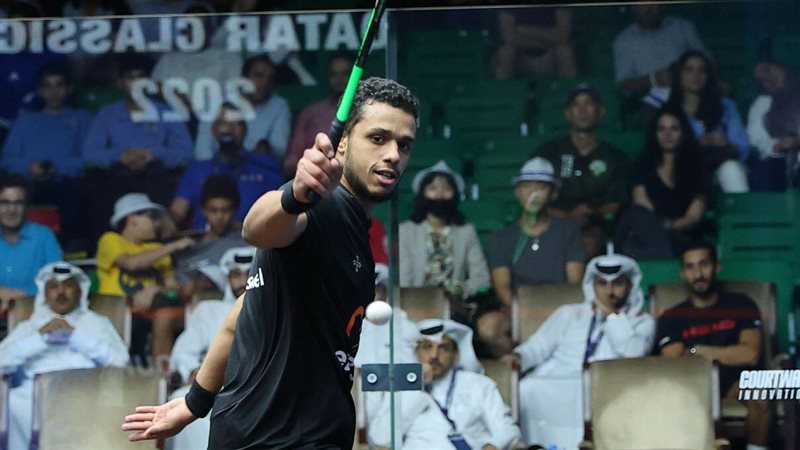لاعب الإسكواش مصطفى