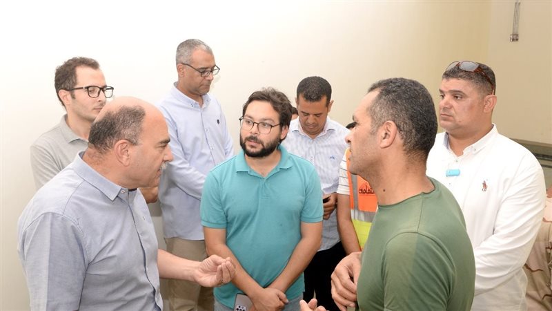 جولة رئيس جامعة المنصورة