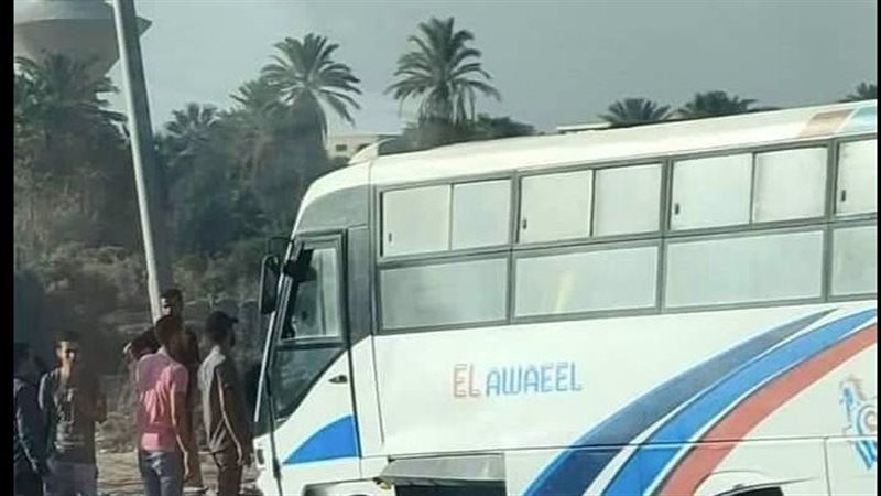 جانب من حادث التصادم