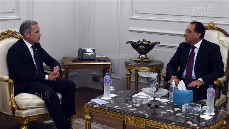 مصطفي مدبولي والمبعوث