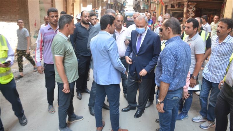 محافظ القليوبية خلال