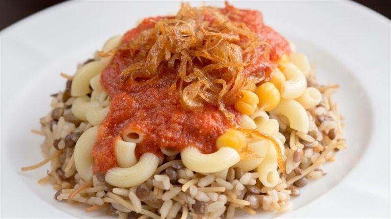 طريقة عمل الكشرى