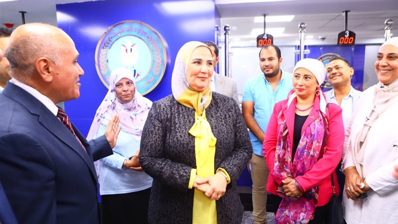 وزيرة التضامن تتفقد