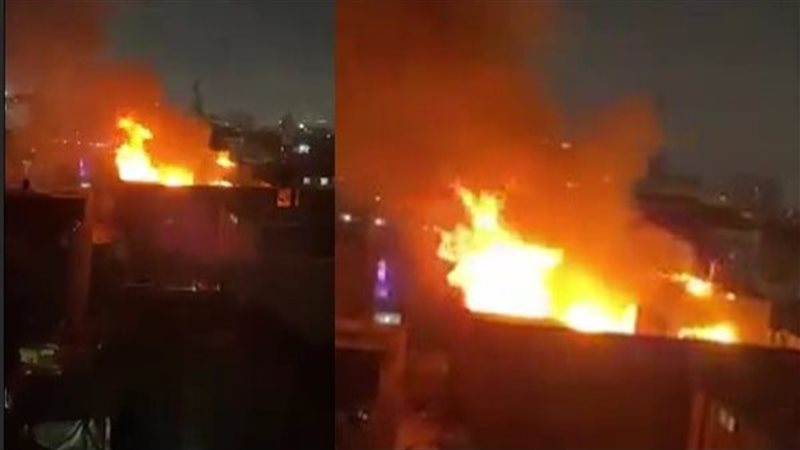 حريق عقار 