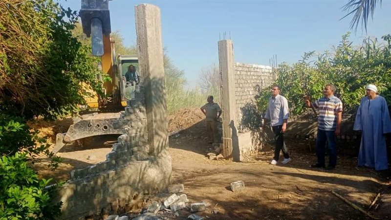 حملة إزالة بأسيوط