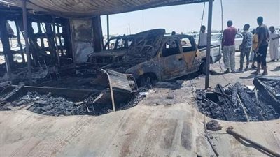 لحظة تفجير قاعدة عسكرية للجيش الليبي بسيارة مفخخة| فيديو وصور 