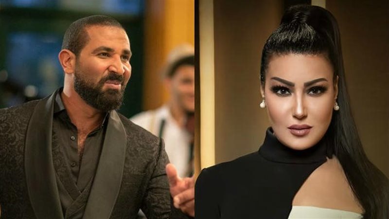 أحمد سعد وسمية الخشاب