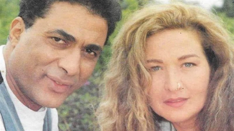 الفنانة رغدة مع أحمد