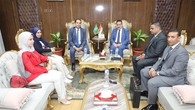 محافظ المنوفية ووفد