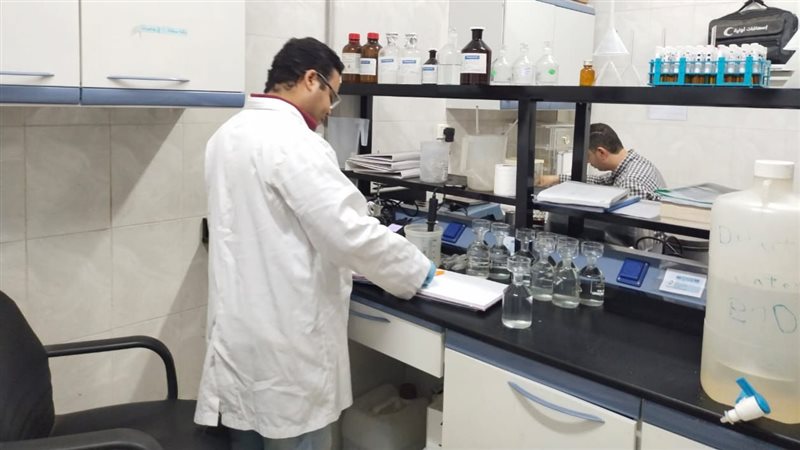 معامل شركة مياه الشرب