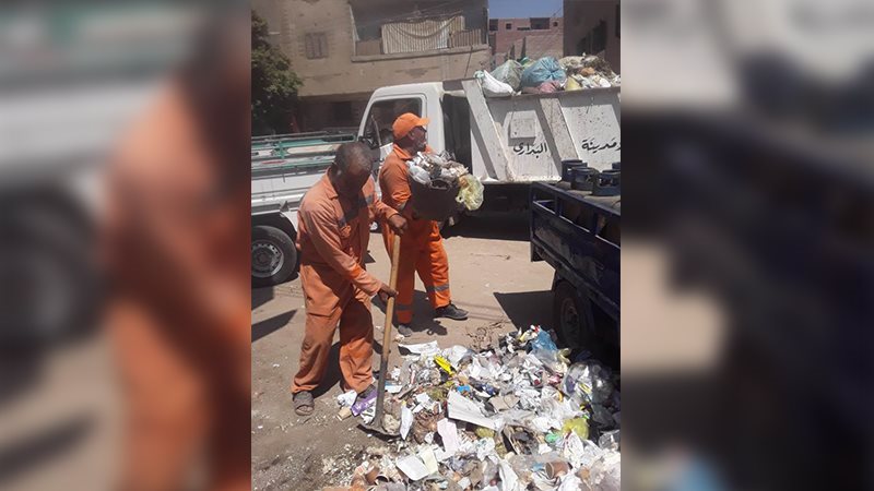 حملة نظافة بأسيوط