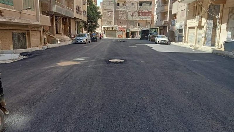 رصف الطرق بالجيزة