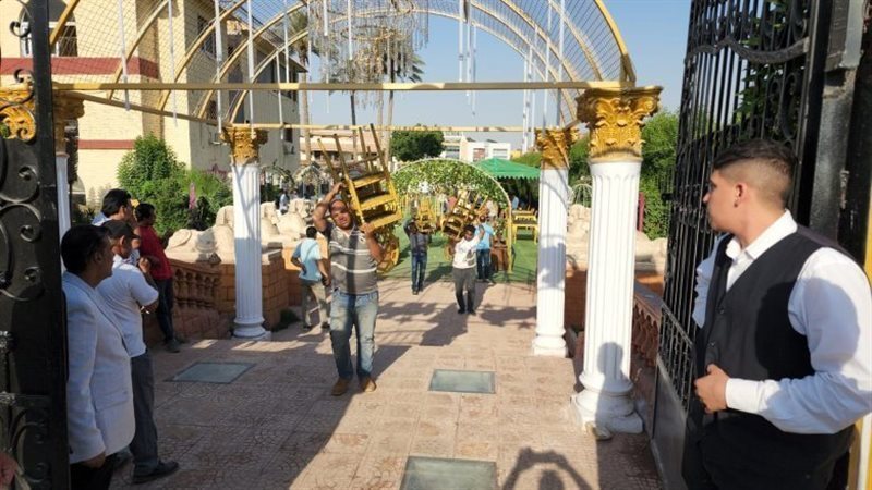 اغلاق قاعة أفراح