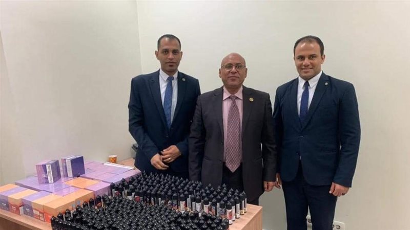 المضبوطات بحوزة رجال