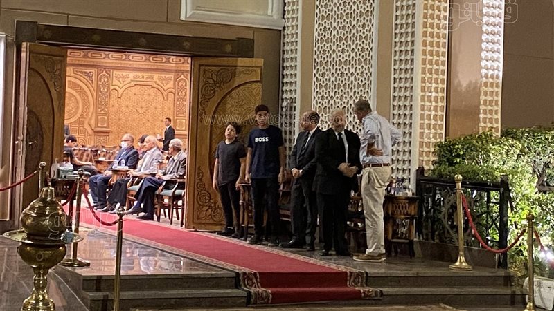 عزاء زوجة الفنان