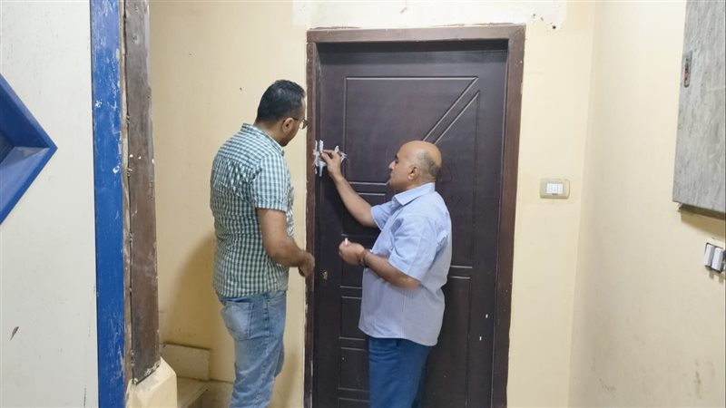 جانب من عملية غلق
