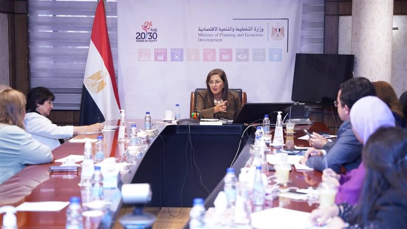 وزيرة التخطيط والدكتور