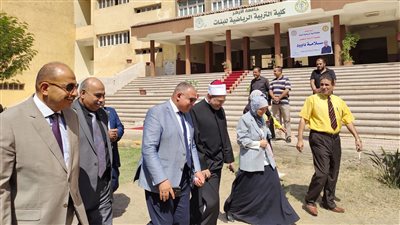 رئيس جامعة الأزهر يتفقد استعدادات كليتي الدراسات الإسلامية والعربية للبنات للعام الدراسي