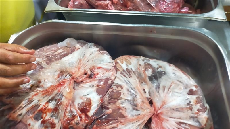 ضبط كبدة ودواجن فاسدة
