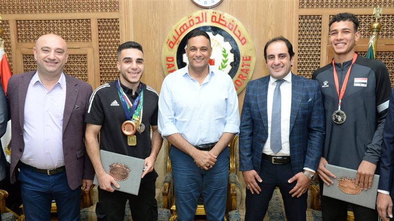 تكريم لاعبي المنصورة