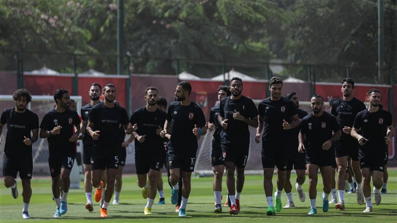 تدريبات لاعبي الاهلي
