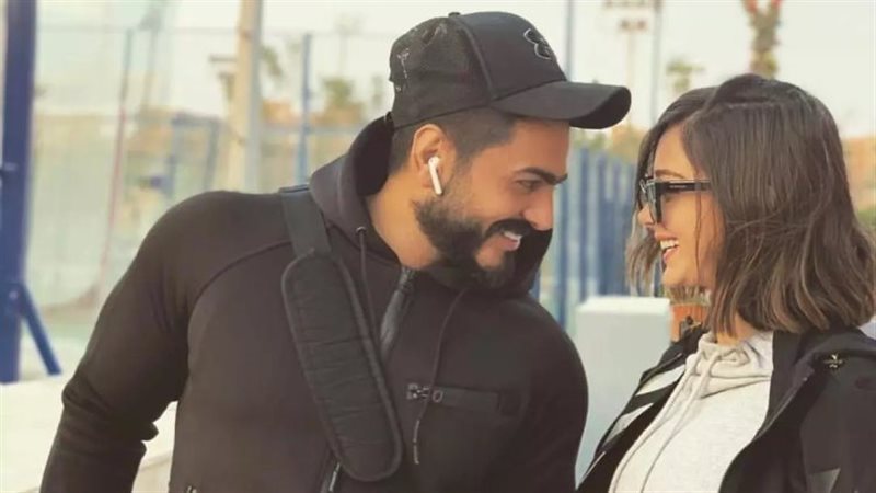 تامر حسني وبسمة بوسيل