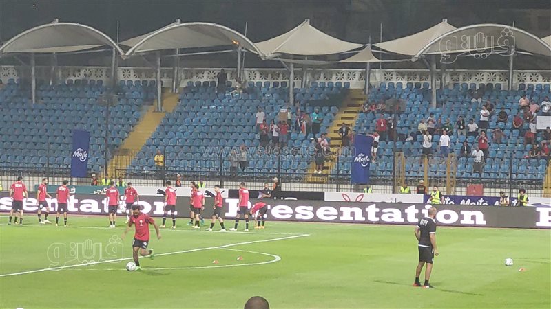 منتخب مصر يجري عمليه