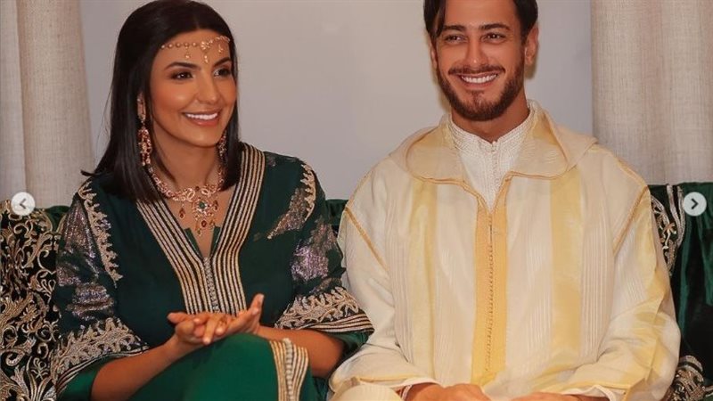 سعد لمجرد وزوجته