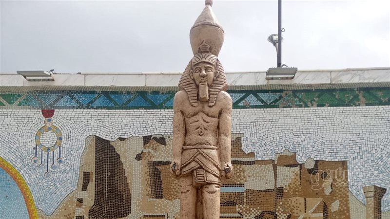 مسخ تمثال رمسيس الثانى