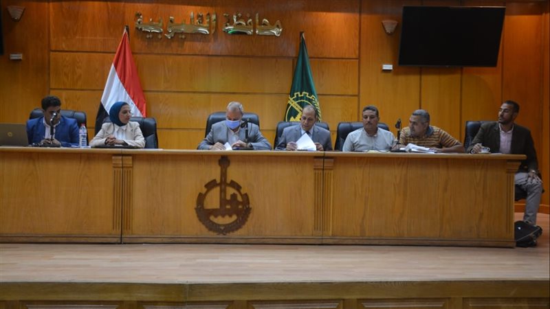 محافظ القليوبية خلال