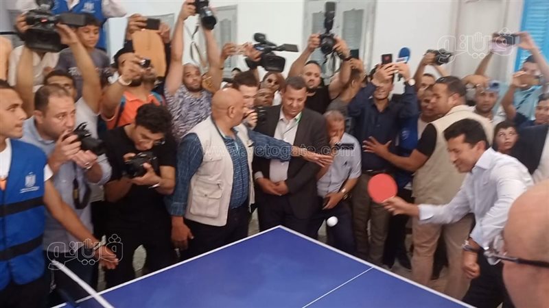 مباراة تنس طاولة