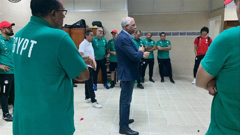 جمال علام خلال لقائه
