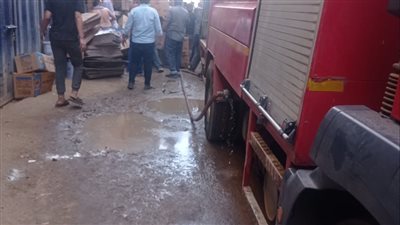 إخماد حريق نشب داخل فيلا في الطالبية