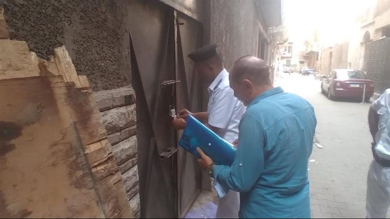 اغلاق محلات مخالفة