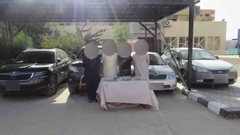 المتهمون والمضبوطات